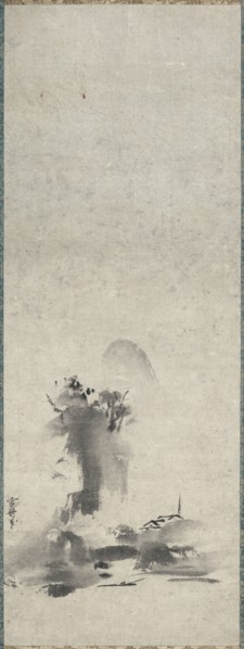 Haboku, Splashed Ink Landscape, 1400s-early 1500s century. Sesshu Toyo (Japanese, 1420-1506).