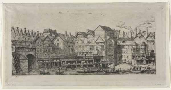 View of Part of the City of Paris Toward the Close of the 17th Century, 1861. Charles Meryon