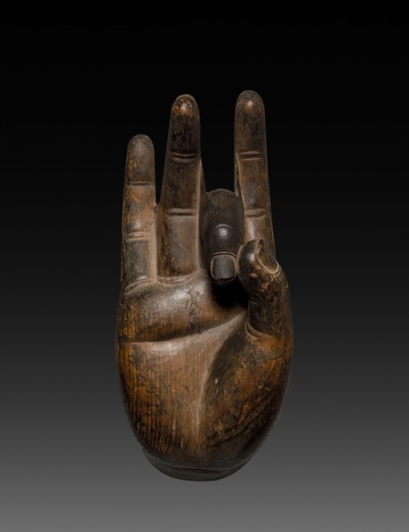 Hand of Buddha, 710-794. Japan, late Nara Period (710-794). Wood; overall: 40 cm (15 3/4 in.).