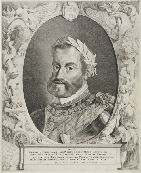 Portrait of Emperor Charles V, 1644. Pieter van Sompel (Flemish, c. 1600-aft.1644), after Pieter