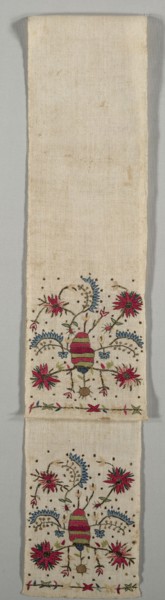 Embroidered Sash ("Uckur"), 19th century. Turkey or Greece, Sporades Islands, Skyros ?, 19th