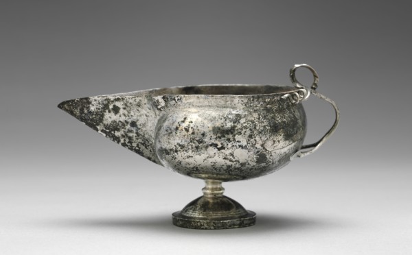 Spouted Pitcher, 300-600. Byzantium, Syria?, early Byzantine period, 4th century-7th century.