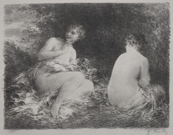 Bathers, 1899. Henri Fantin-Latour (French, 1836-1904). Lithograph