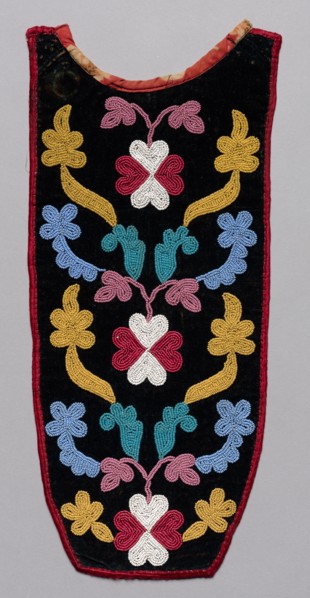 Placket, late 1800s. Northeast Woodlands, Great Lakes Region, Anishinaabe (Ojibwe) or Nehiyawak
