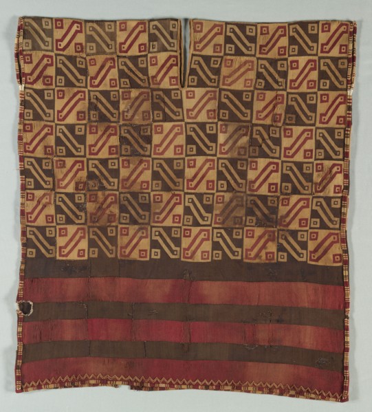 Tunic, c. 1400-1540. Peru, Inca, 15th-16th century. Tapestry; cotton and camelid fiber; average: 85