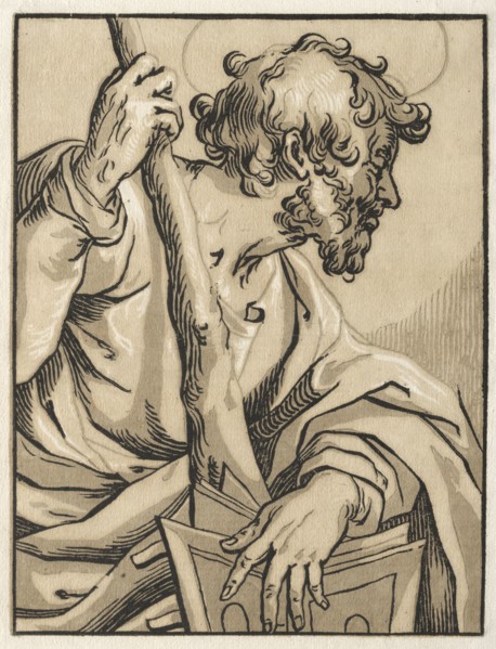Christ and the Apostles, no. 10: Christ and the Apostles: St. Judas Thaddeus (with the Club), 1600s