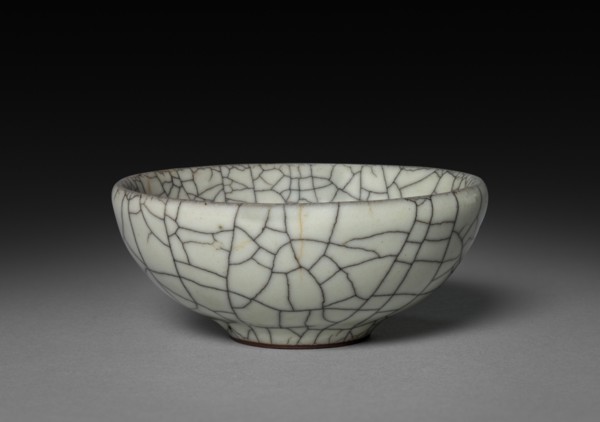 Wine Cup, 960-1279. China, Song dynasty (960-1279). Glazed dark brown stoneware, Guan ware;