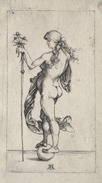 The Little Fortune, c. 1497. Albrecht Dürer (German, 1471-1528). Engraving