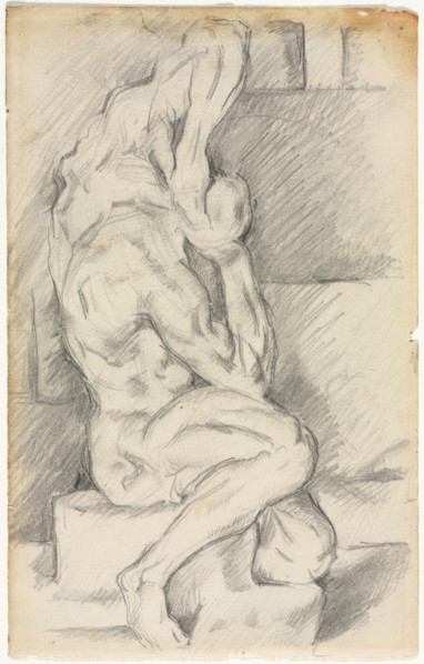 Sketch of Anatomical Sculpture (recto) Sketch of Madame Cézanne (verso) , 1881/84. Paul Cézanne