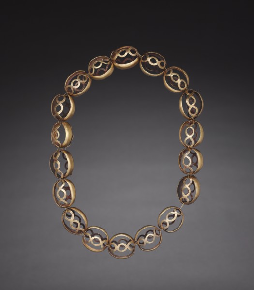 Necklace, c. 500-200 BC. Peru, North Highlands, Chavín de Huantar(?), Chavín style (1000-200 BC).