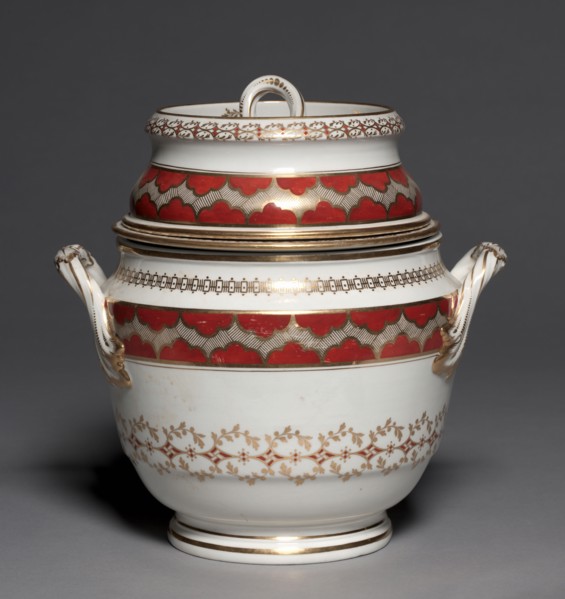 Ice Pail, 1793-1807. Flight & Barr (British). Porcelain; diameter of mouth: 16.1 cm (6 5/16 in.);