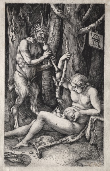 The Satyr Family, 1505. Albrecht Dürer (German, 1471-1528). Engraving