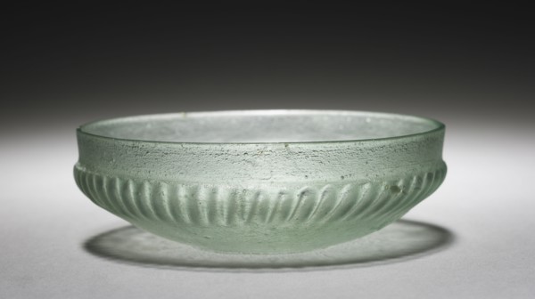 Patera Cup, 1-200. Italy, Roman, 1st-2nd Century. Molded glass; overall: 4.2 x 12.6 cm (1 5/8 x 4