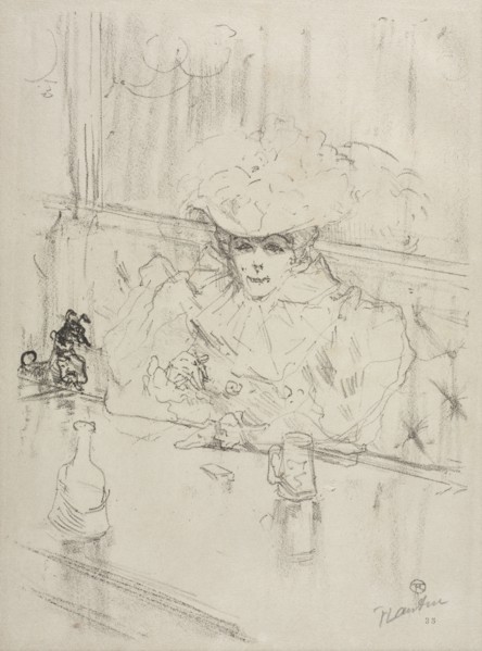 Au Hanneton, 1898. Henri de Toulouse-Lautrec (French, 1864-1901). Lithograph