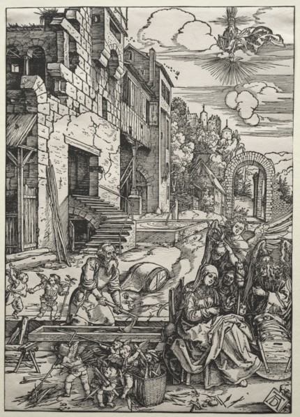 The Life of the Virgin: The Repose in Egypt, c. 1501-1502. Albrecht Dürer (German, 1471-1528).