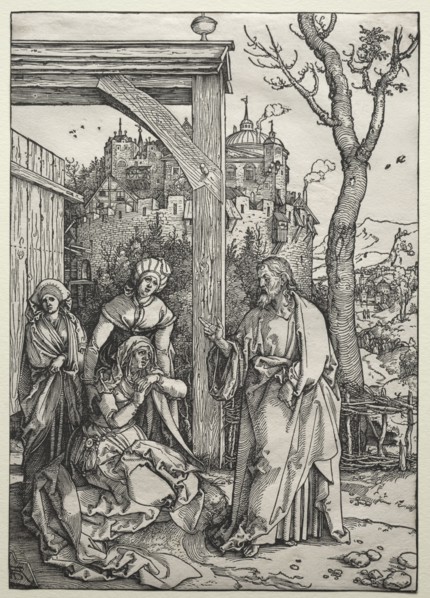 The Life of the Virgin: Christ Taking Leave of His Mother, c. 1504-1505. Albrecht Dürer (German,