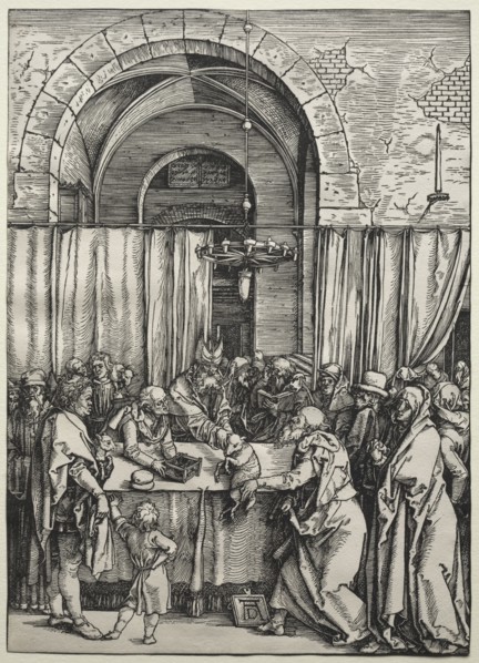 The Life of the Virgin: Joachim's Offering Rejected by the High Priest, c. 1504-1505. Albrecht