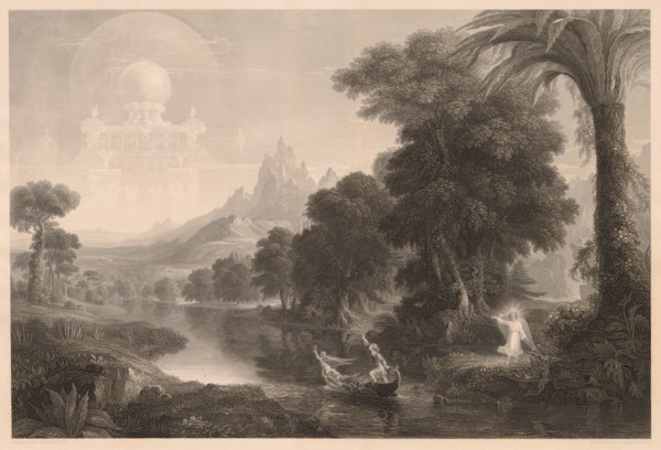 The Voyage of Life:  Youth. James Smillie (American, 1807-1885). Engraving