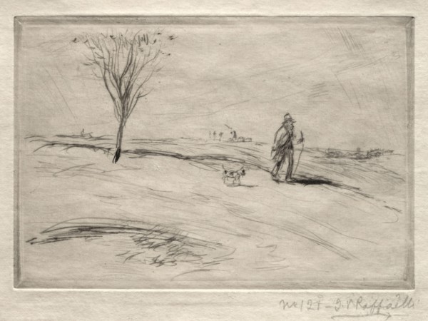 Le Chamineau. Jean-François Raffaëlli (French, 1850-1924). Drypoint
