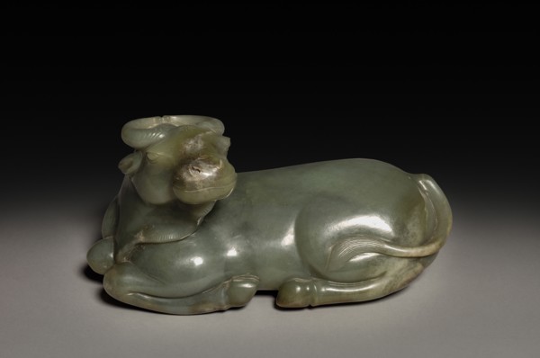 Reclining Water Buffalo, 1644-1911. China, Qing dynasty (1644-1911). Jade; overall: 21 cm (8 1/4 in