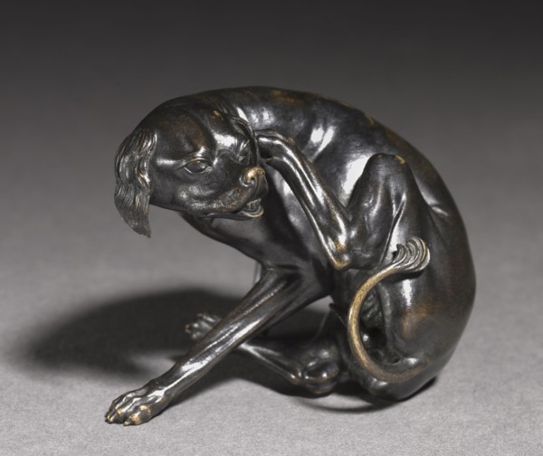 Sitting Dog Scratching Himself, c. 1525-1530. Southern Germany, possibly Nuremberg, 16th century.