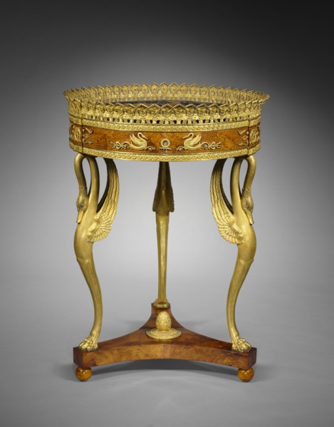 Flower Stand (Jardinière), c. 1800. Pierre Philippe Thomire (French, 1751-1843). Wood with gilt