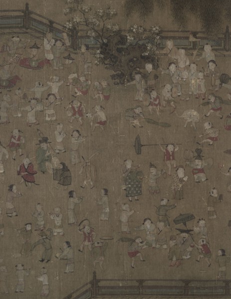 One Hundred Children at Play, 1100s - 1200s. Tradition of Su Hanchen (Chinese, active c.