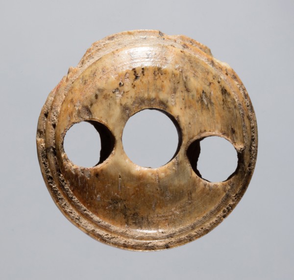 Spindle Whorl, 700s - 900s. Iran, early Islamic period, 8th - 10th century. Bone, incised; overall: