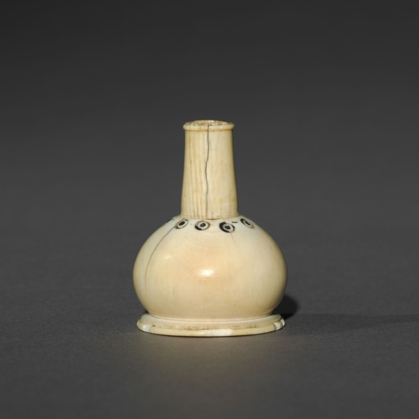 Miniature Vase, 700-900s. Iran, early Islamic period, 8th-10th Century. Ivory; diameter: 4.2 cm (1