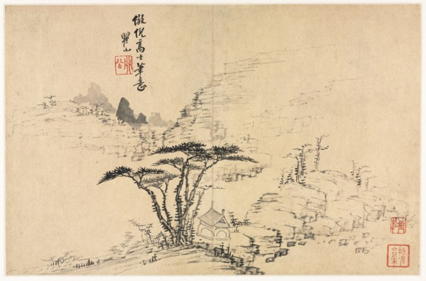 Landscapes in Various Styles after Old Masters, 1690. Mei Qing (Chinese, 1623-1697). Album leaf: