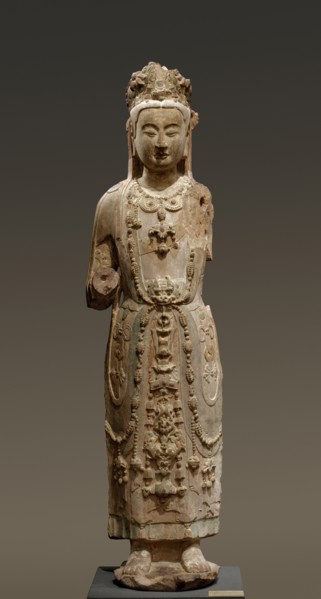Bodhisattva Guanyin, late 500s-early 600s. China, late Northern Qi (550-577) or early Sui dynasty