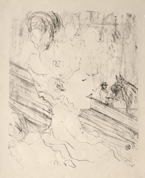 Emilienne d'Alençon. Henri de Toulouse-Lautrec (French, 1864-1901). Lithograph