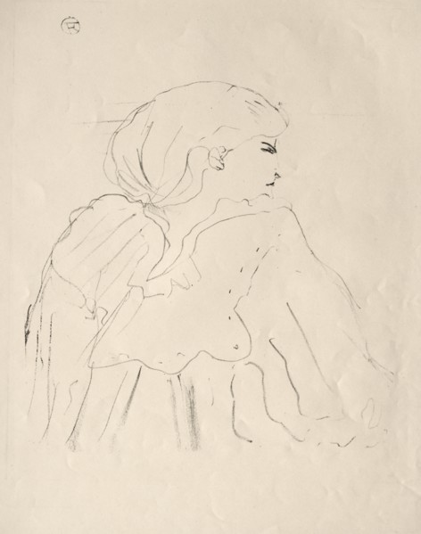Cassive. Henri de Toulouse-Lautrec (French, 1864-1901). Lithograph