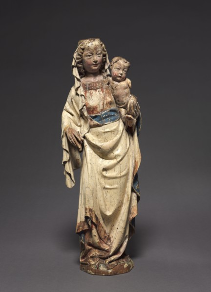 Virgin and Child, c. 1370-1380. Austria, Diocese of Passau, 14th century. Painted lindenwood;