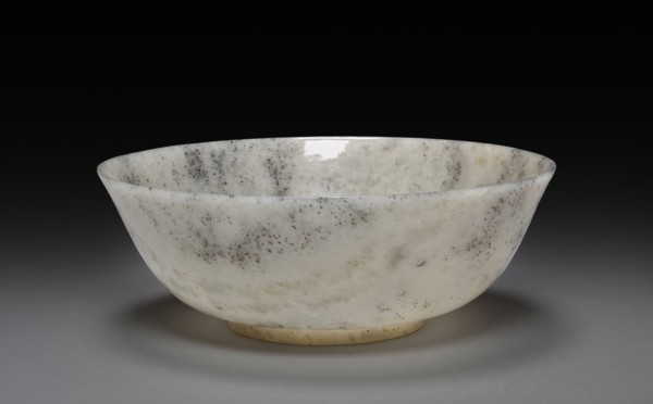 Bowl, 1736-1795. China, Qing dynasty (1644-1912), Qianlong mark and reign (1735-1795). Jade;
