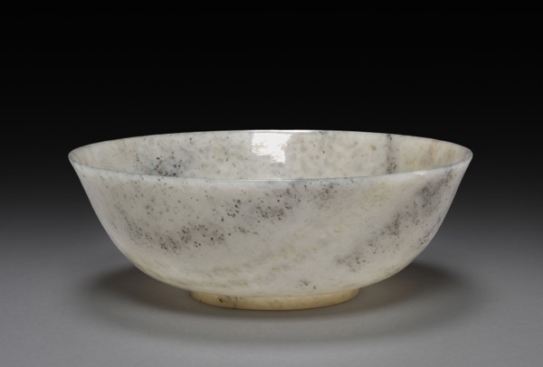 Bowl, 1736-1795. China, Qing dynasty (1644-1912), Qianlong mark and reign (1735-1795). Jade;