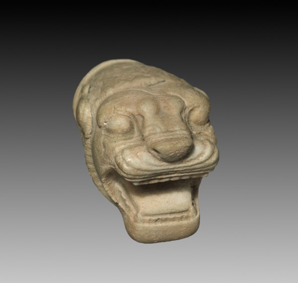 Lion's Head, 5th Century BC. Iran, Achamenid period. Marble; overall: 5.5 cm (2 3/16 in.).