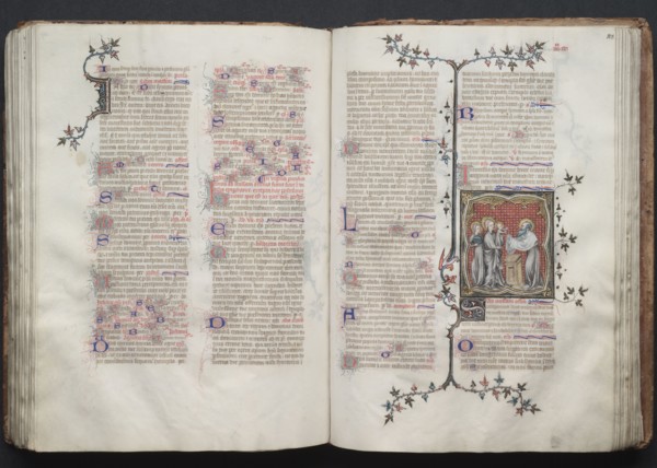 The Gotha Missal:  Fol. 108r, The Presentation in the Temple, c. 1375. And workshop Master of the