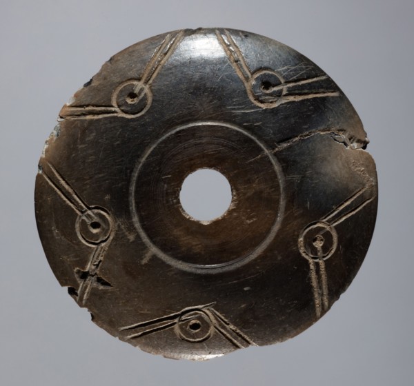 Spindle Whorl, 700s - 900s. Iran, early Islamic period, 8th - 10th century. Bone, incised; overall: