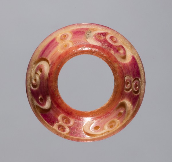 Spindle Whorl, 700s - 900s. Iran, early Islamic period, 8th - 10th century. Bone, incised; overall: