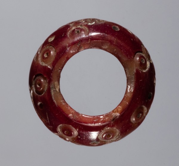 Spindle Whorl, 700s - 900s. Iran, early Islamic period, 8th - 10th century. Bone, incised; overall: