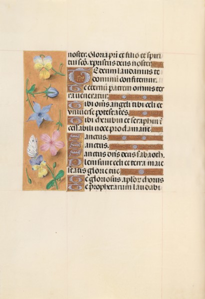 Hours of Queen Isabella the Catholic, Queen of Spain:  Fol. 112v, c. 1495-1500. And associates