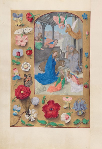 Hours of Queen Isabella the Catholic, Queen of Spain:  Fol. 126v, Nativity, c. 1500. And associates