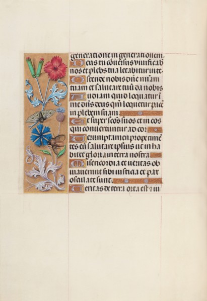 Hours of Queen Isabella the Catholic, Queen of Spain:  Fol. 128v, c. 1495-1500. And associates