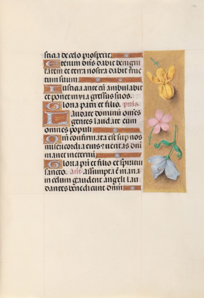 Hours of Queen Isabella the Catholic, Queen of Spain:  Fol. 129r, c. 1495-1500. And associates