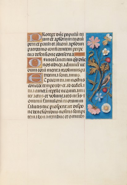 Hours of Queen Isabella the Catholic, Queen of Spain:  Fol. 135r, c. 1495-1500. And associates