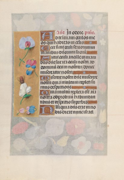 Hours of Queen Isabella the Catholic, Queen of Spain:  Fol. 137v, c. 1495-1500. And associates