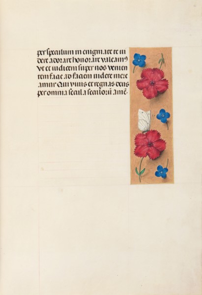 Hours of Queen Isabella the Catholic, Queen of Spain:  Fol. 16r, c. 1500. And associates Master of