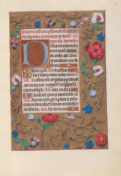 Hours of Queen Isabella the Catholic, Queen of Spain:  Fol. 160r, c. 1495-1500. And associates
