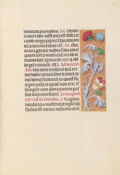 Hours of Queen Isabella the Catholic, Queen of Spain:  Fol. 166r, c. 1495-1500. And associates